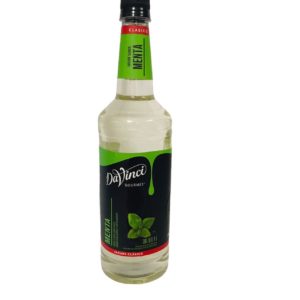 Jarabe Davinci Gourmet sabor Menta Blanca